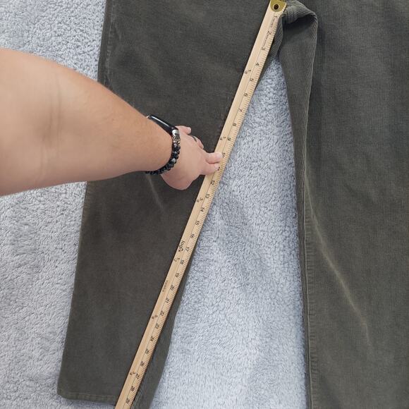 Jos. A Bank Pants Men's 38X32 Olive Corduroy Cotton Blend Tailored Fit Pockets - Picture 7 of 15